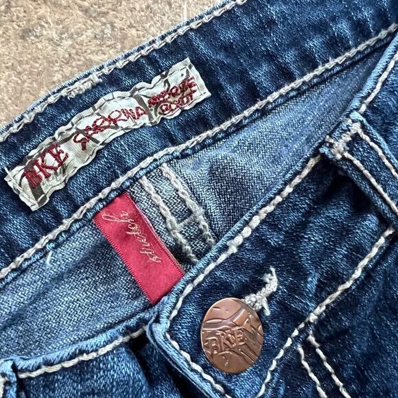 BKE MID RISE SABRINA BOOT, stretch jeans, women's size 28 x 31 1/2" - Picture 2 of 6